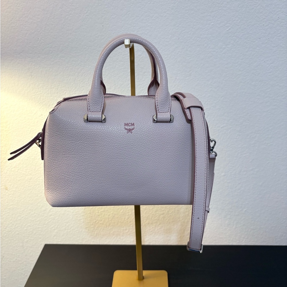 MCM Light Pink Satchel Bag